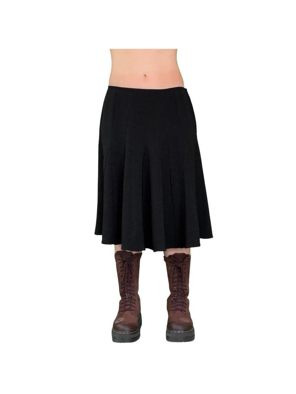 Y2K TRAD GOTH MINIMALIST SKIRT